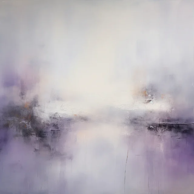 Abstract work “Lavendel-Horizont”