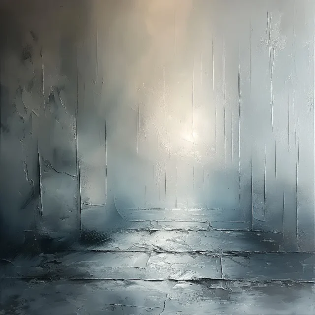 Abstract work “Schleier der Stille”