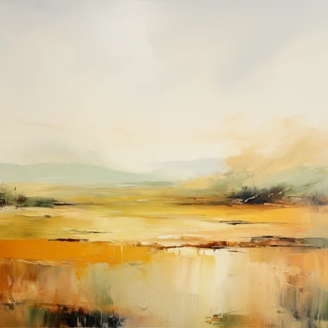 Abstract work “Weite Landschaft”